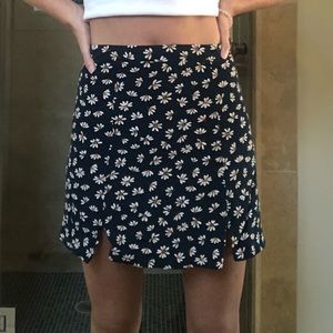 Floral urban outfitters skirt size 0
